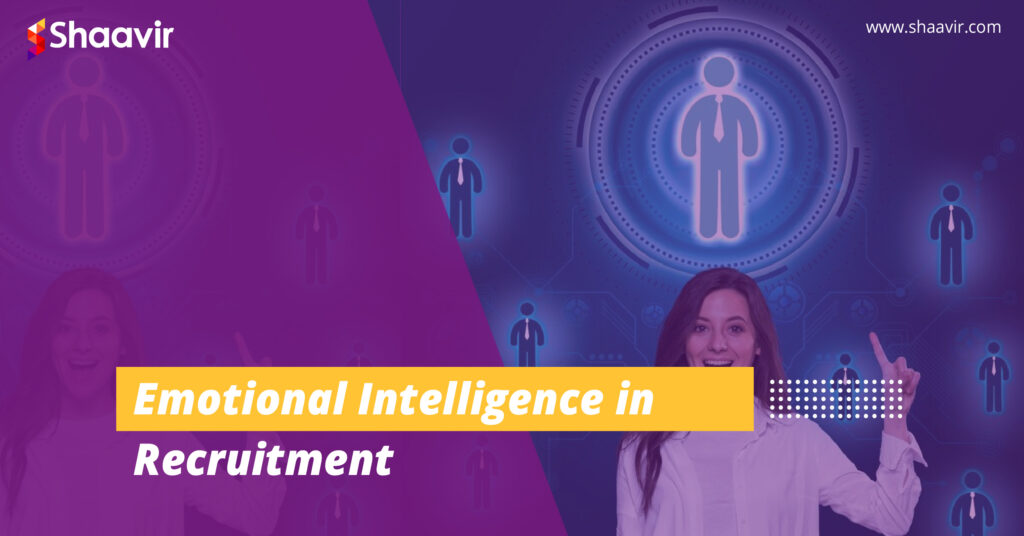 Illustration of Emotional Intelligence in Recruitment featuring abstract human icons